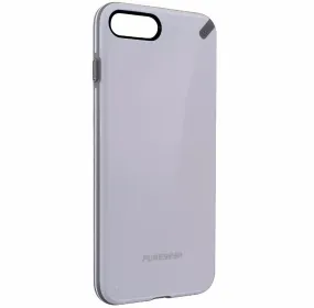 PureGear Slim Shell Case for Apple iPhone 7 Plus/8 Plus/6S Plus - White/Gray