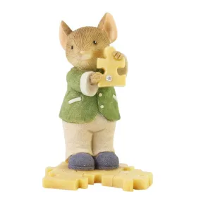 Puzzler Mouse Figurine