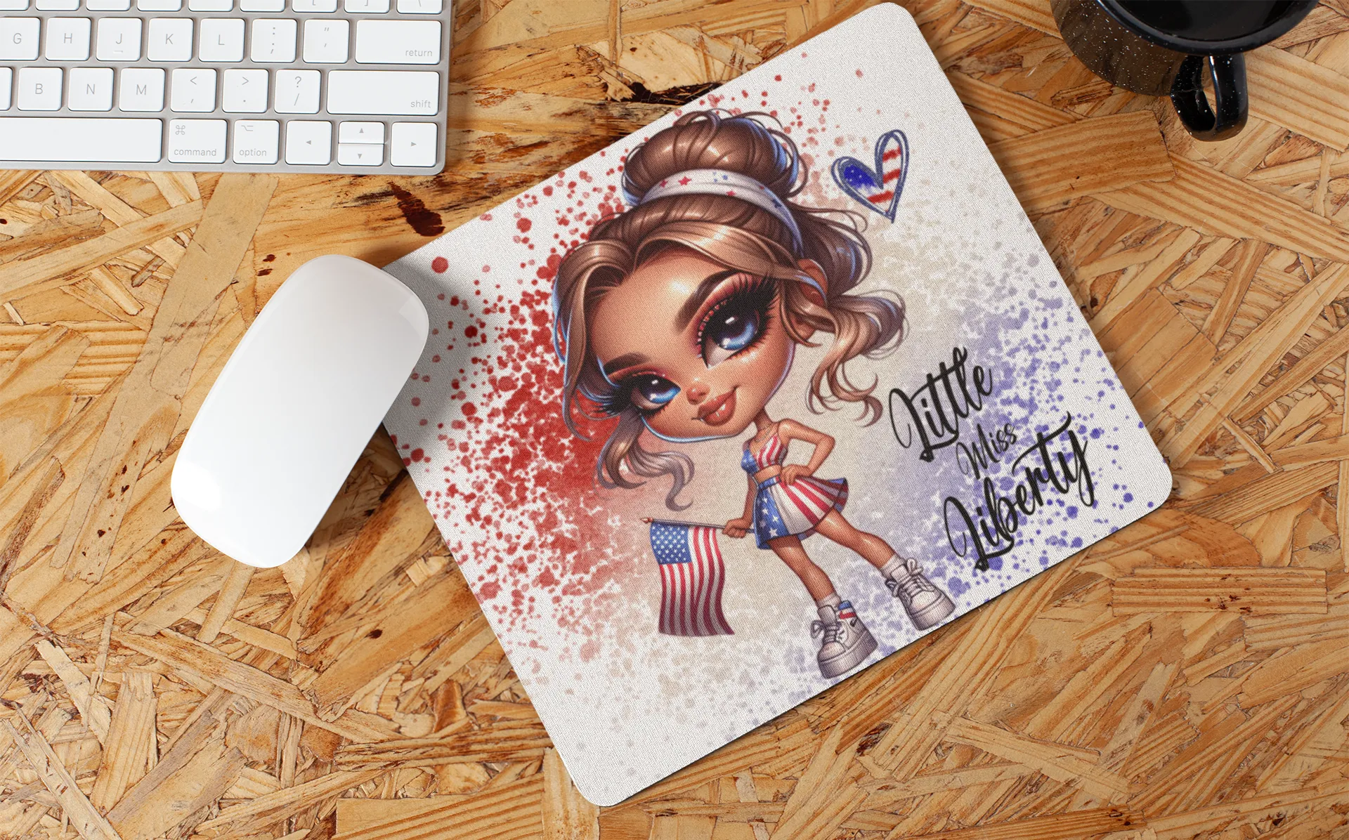 "American Girl Art" Mouse Pads