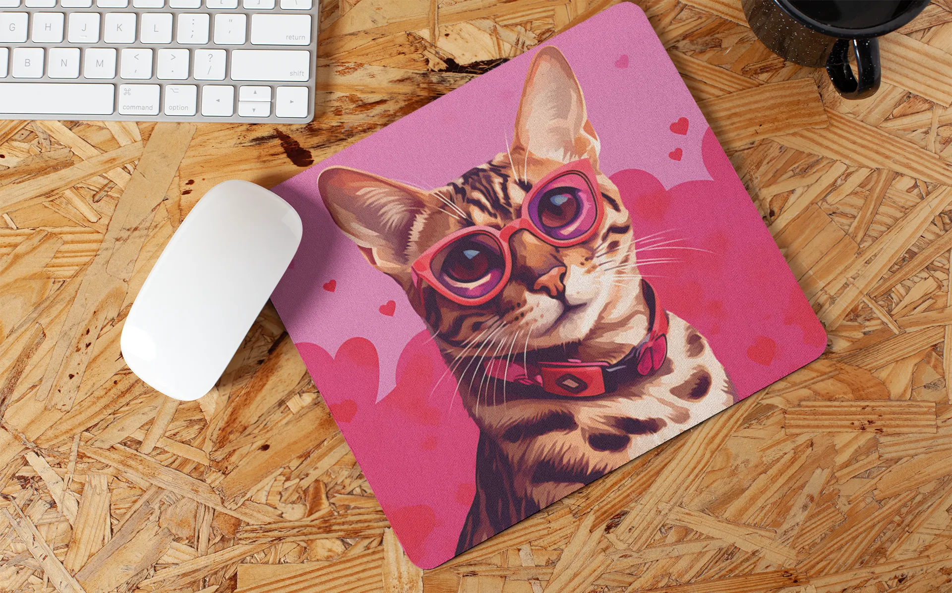 "Cute Cat Art" Mouse Pads