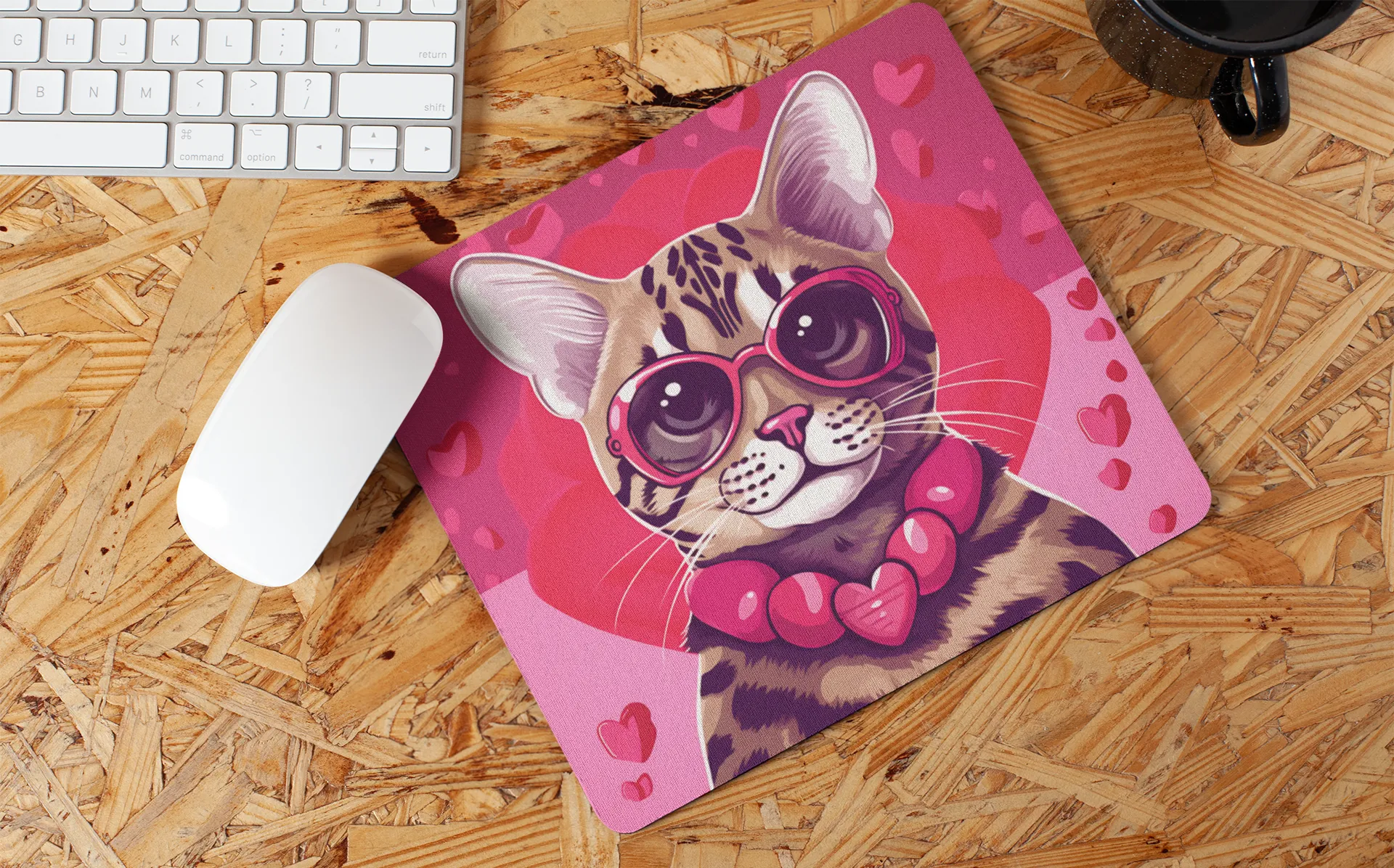 "Cute Cat Art" Mouse Pads