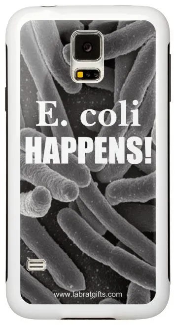 "E. coli Happens" - Protective Samsung Galaxy S5 Case