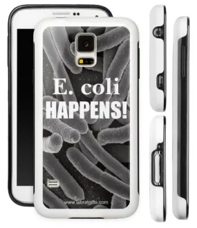 "E. coli Happens" - Protective Samsung Galaxy S5 Case