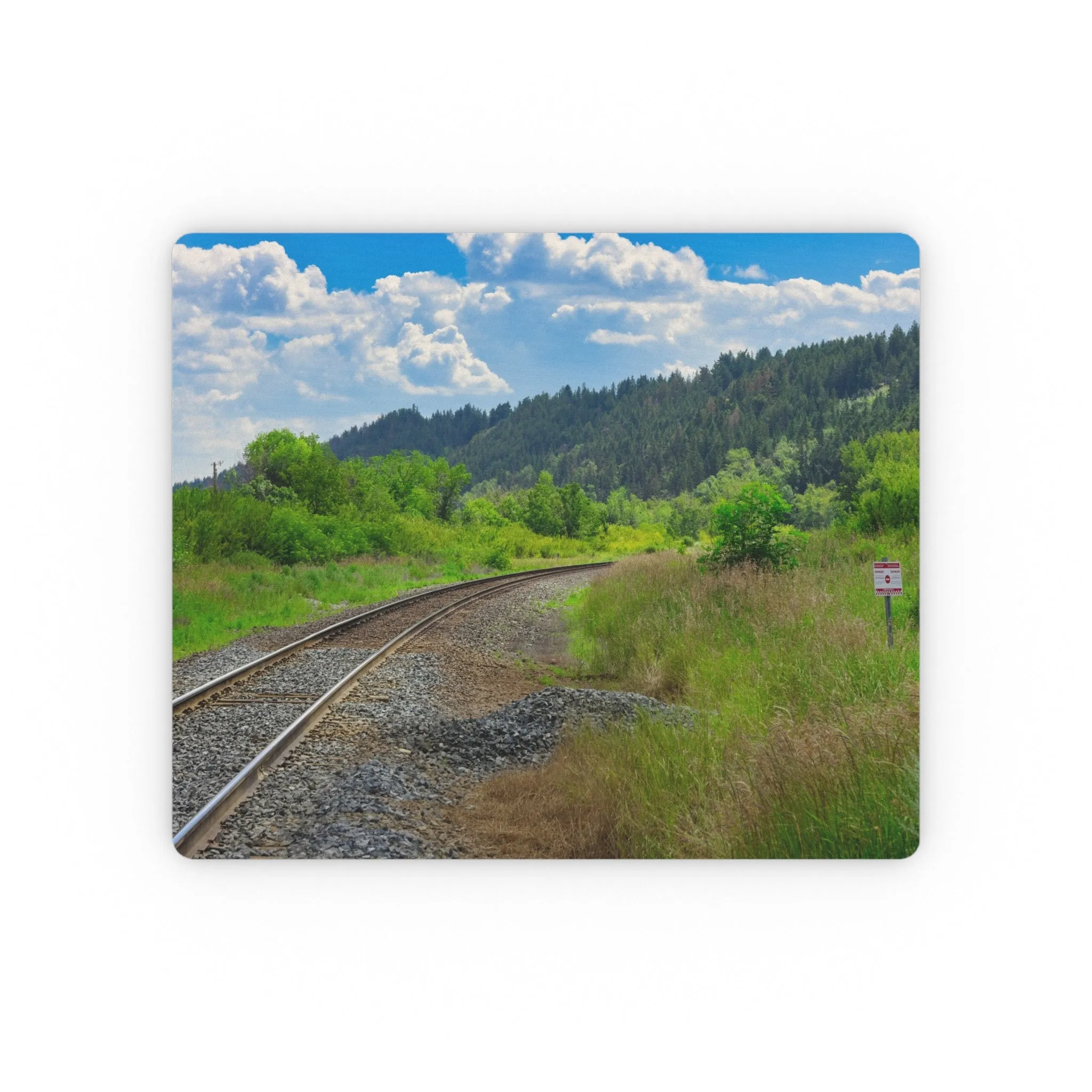 Rectangular Mousepad - Edworthy Park CPKC Tracks