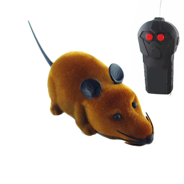 Remote Control Wireless controller RC Rat mouse mice hameln animal toys For Cat Dog kitten teaser playing Pet Toy Novelty Funny