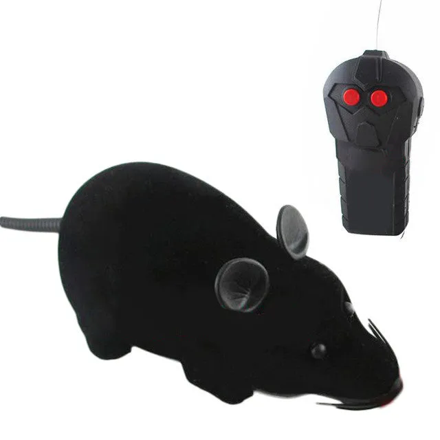 Remote Control Wireless controller RC Rat mouse mice hameln animal toys For Cat Dog kitten teaser playing Pet Toy Novelty Funny