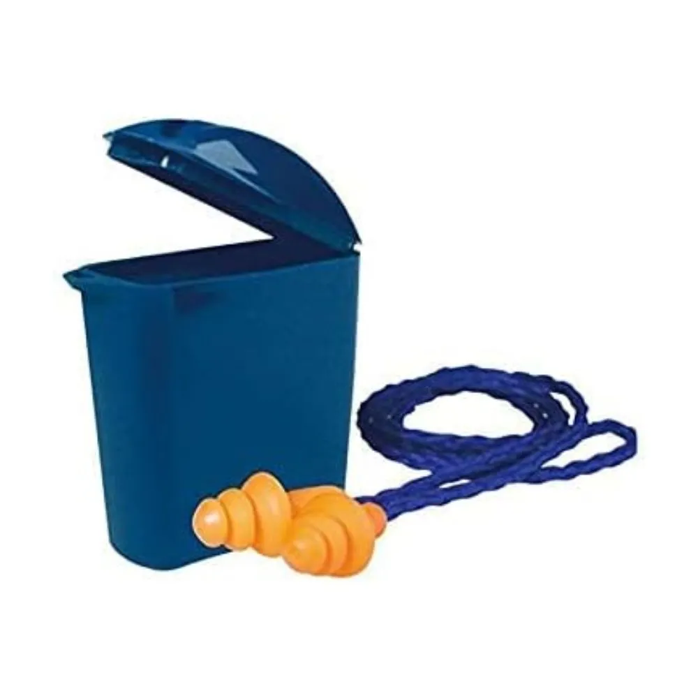 Reusable Earplug Corded with Plastic Case