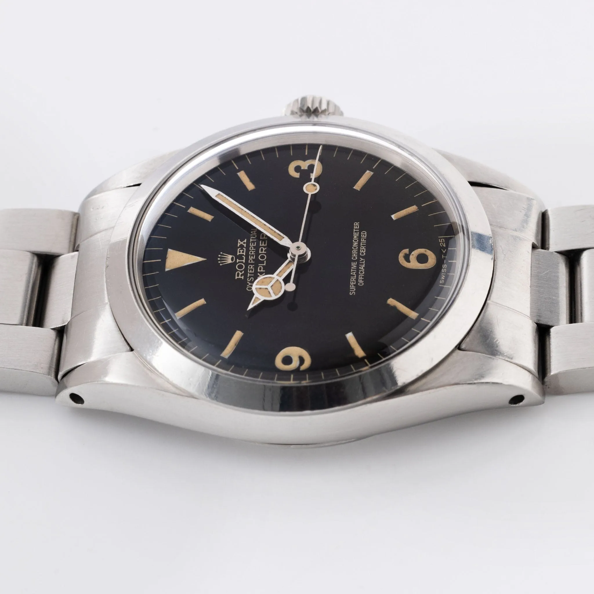 Rolex Explorer 1016 Gilt Dial with Chronometer Papers