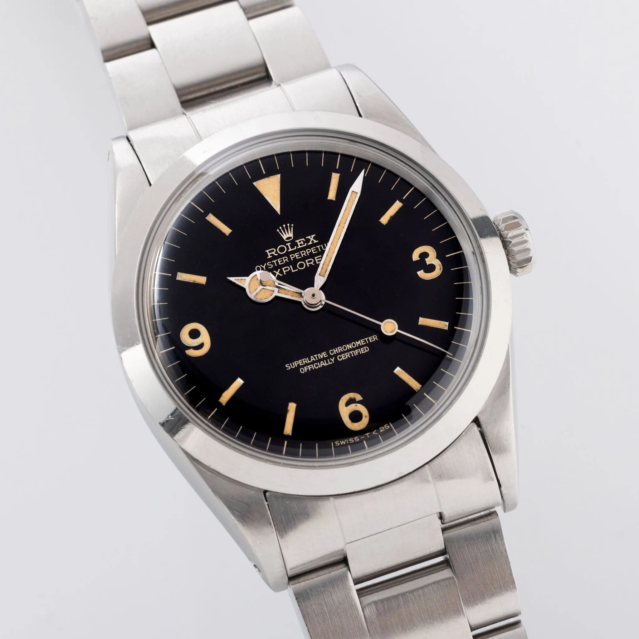 Rolex Explorer 1016 Gilt Dial with Chronometer Papers