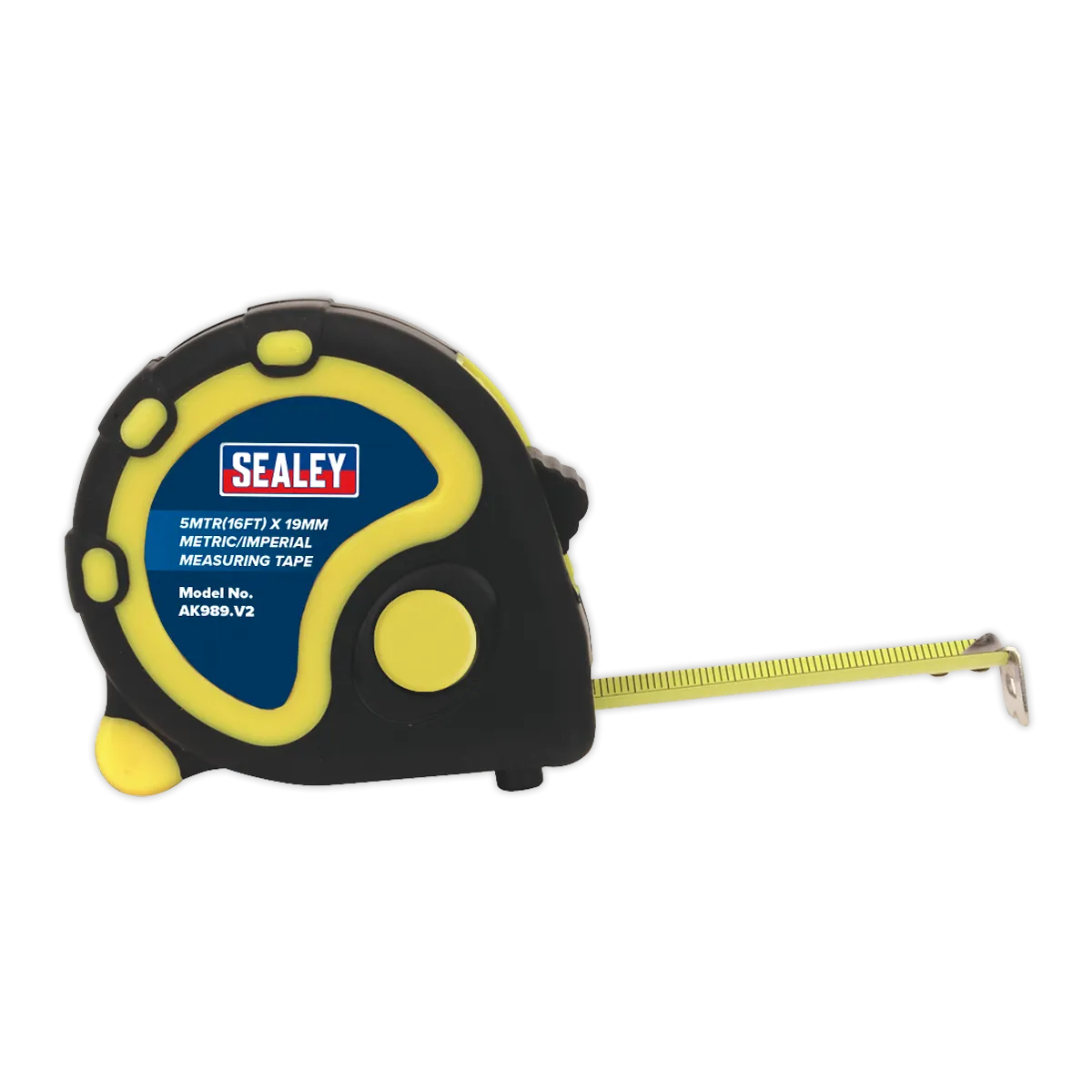 Rubber Tape Measure 5m(16ft) x 19mm - Metric/Imperial