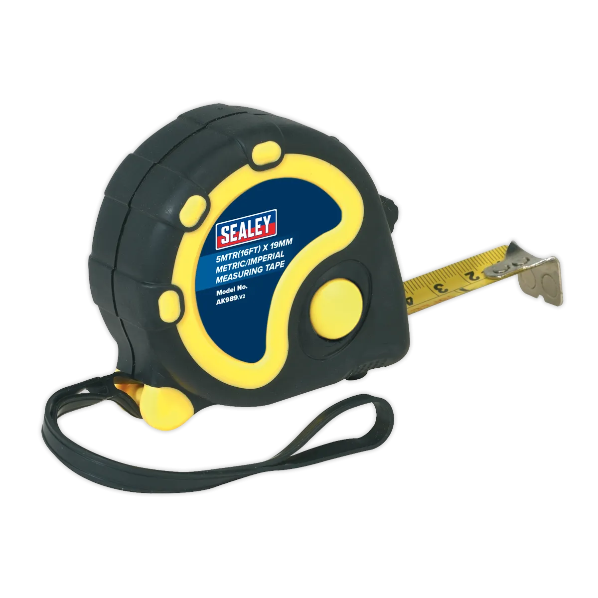 Rubber Tape Measure 5m(16ft) x 19mm - Metric/Imperial