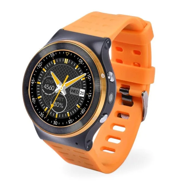 S99 ZGPAX MTK6580 Quad Core 3G Smart Watch Camera GPS WiFi Bluetooth V4.0 Pedometer Heart Rate