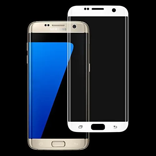 Samsung Galaxy S7 Edge Premium HD Temper Glass Ultra Thin Scratch Free Screen Protector for Galaxy S7 Edge - White