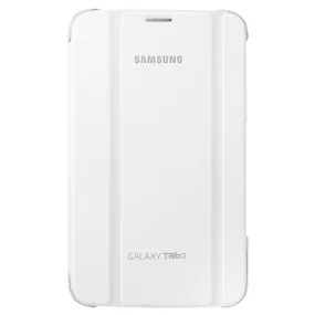 Samsung Galaxy Tab3 Magnetic Book Cover Case (White)