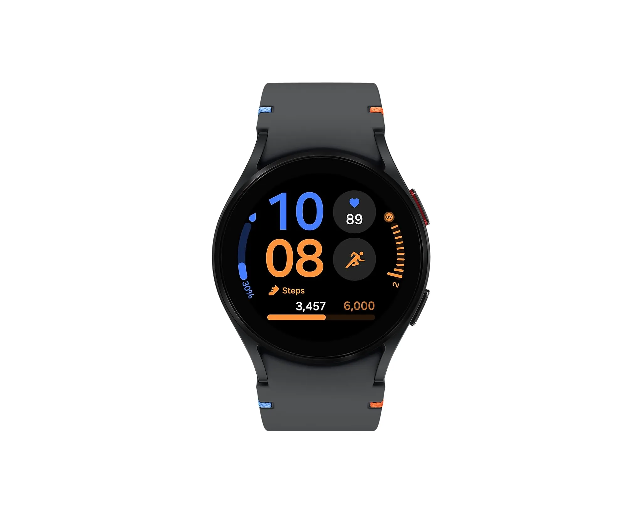 Samsung Galaxy Watch FE, 40mm BT, Sapphire Crystal Display, Sleep Coach, Fall Detection (Black Strap, Small)