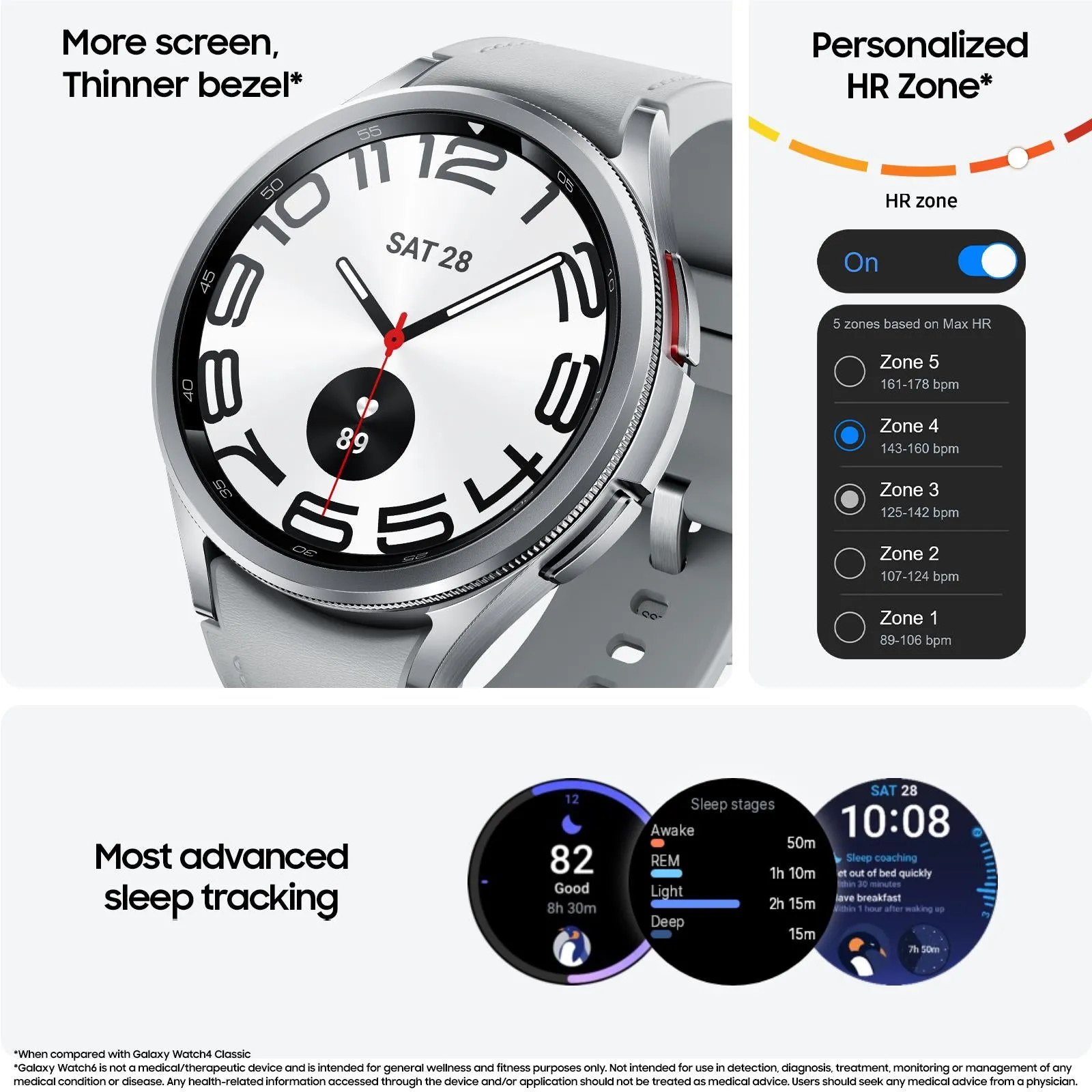 Samsung Galaxy Watch6 Classic 43mm (Silver)