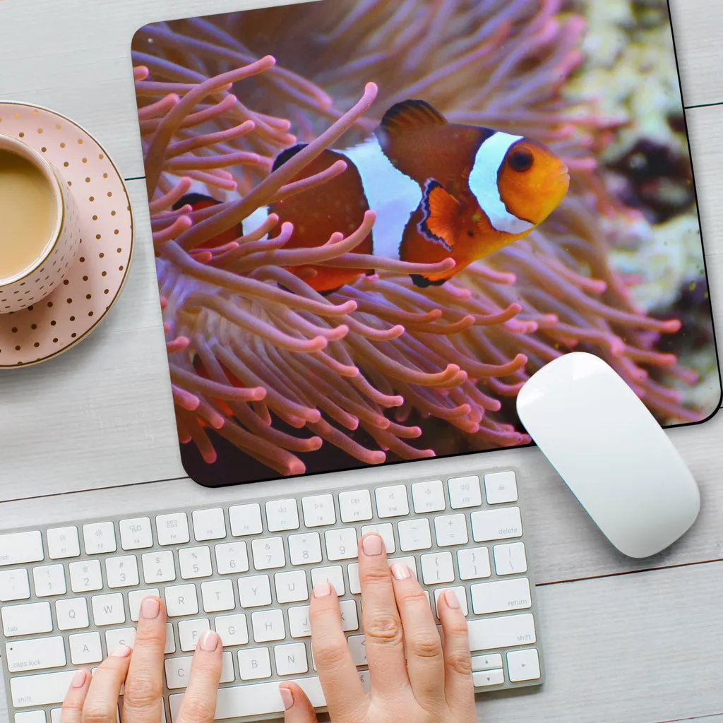 Sea Anenome and Clownfish Mousepad