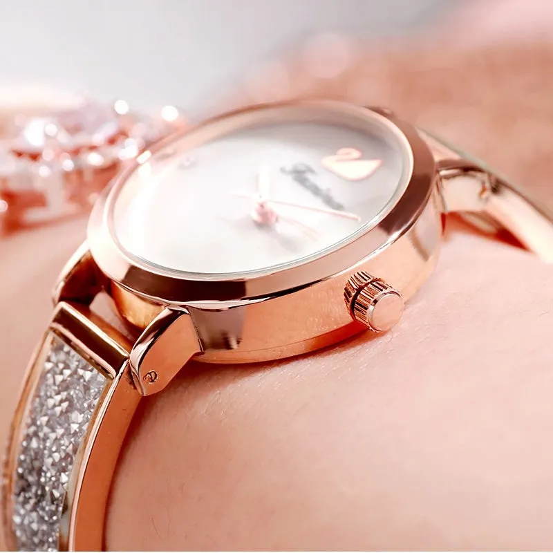 Shining Strap 5 Pcs Set Women's Watch