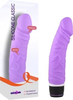 Silicone Classic - Purple 17 cm (6.75'') Vibrator