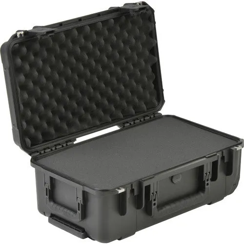 SKB 3I-2011-7BC Mil-Std Waterproof Wheeled Case W/Lid Foam, 7'', Black