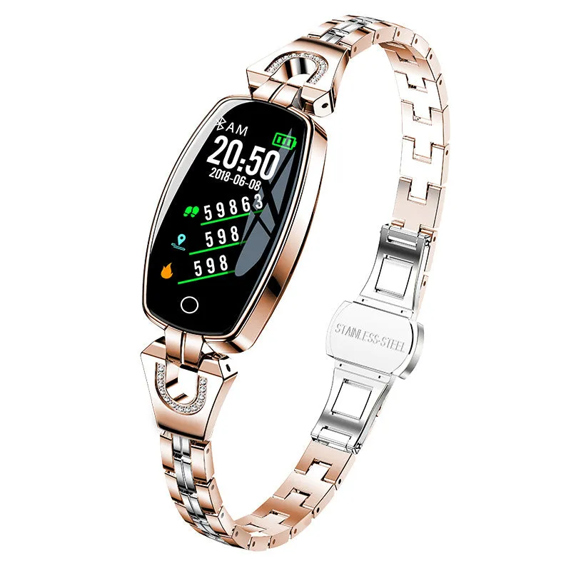 Smart Bracelet Heart Rate Blood Pressure Color Screen Bluetooth Sports Watch