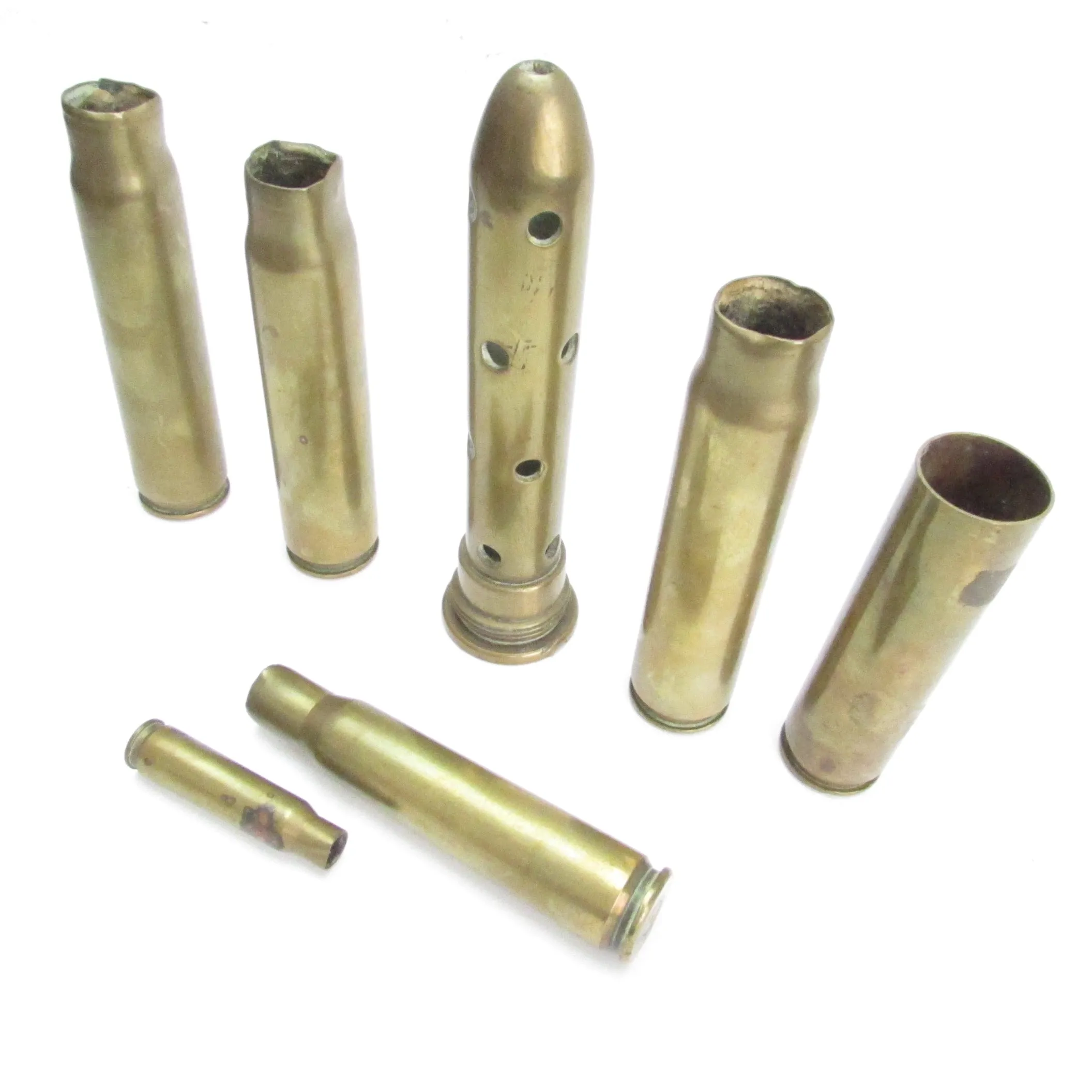 SOLD - 7x Old Shell Casings - UK Only