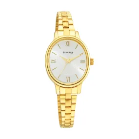 Sonata Silver White Dial Analog Watch for Women-NR8179YM01