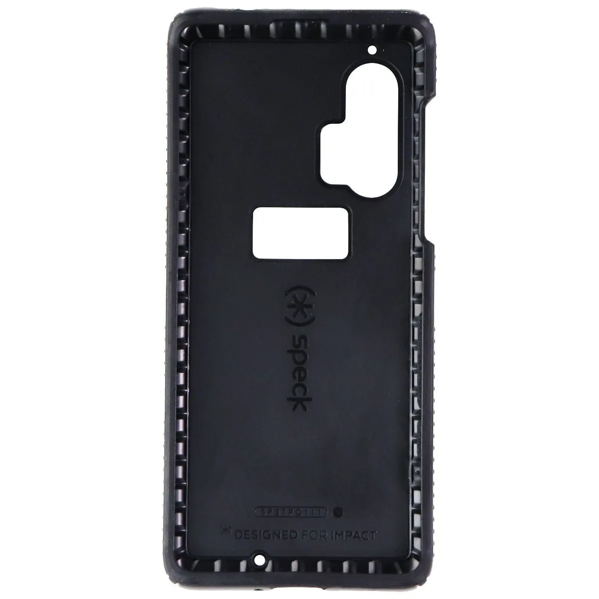 Speck Presidio Grip Case for Motorola Edge  (2020) - Black/Black