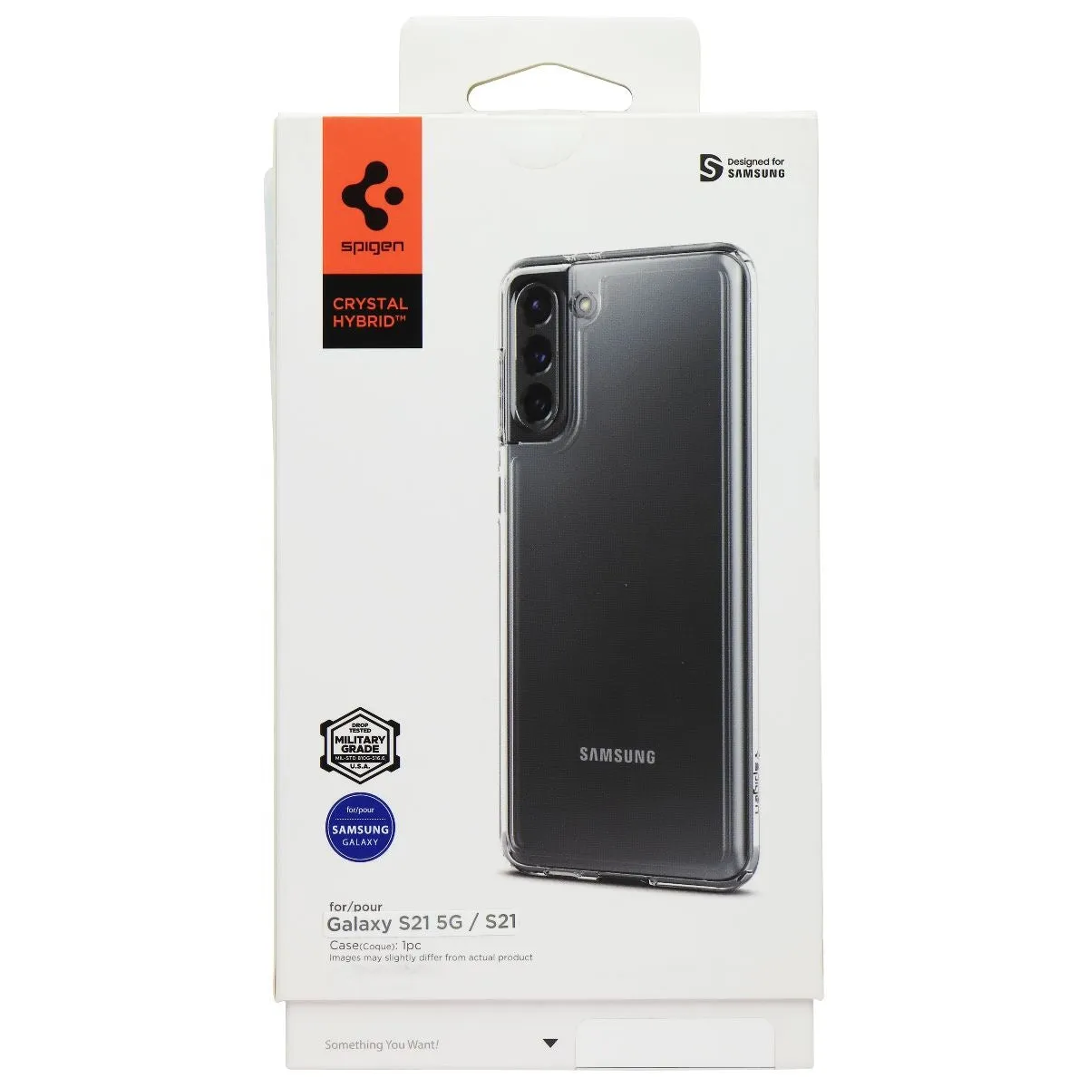 Spigen Crystal Hybrid Series Case for Samsung Galaxy S21 5G - Clear