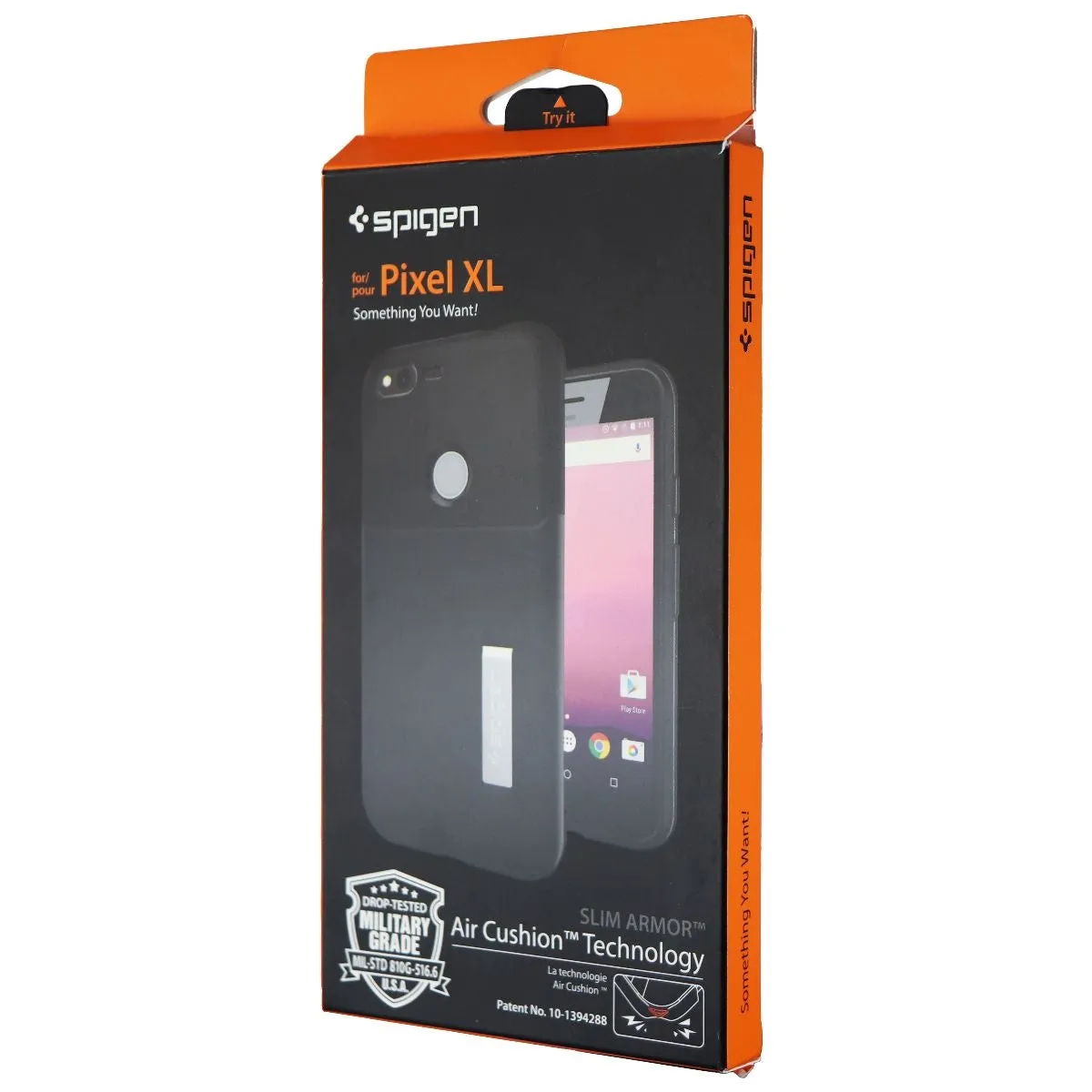 Spigen Slim Armor Series Dual Layer Case for Google Pixel XL (1st Gen) - Black