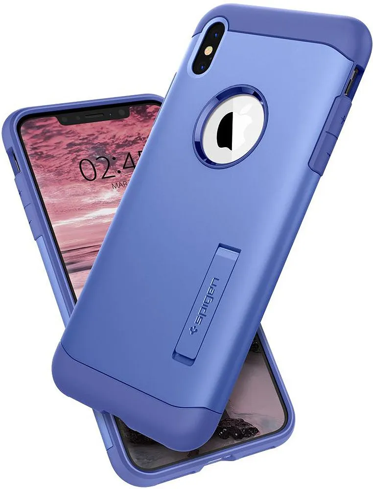 Spigen Violet iPhone XS Max Case Slim Armor - 065CS24543 Online From Vine Mart Electronics