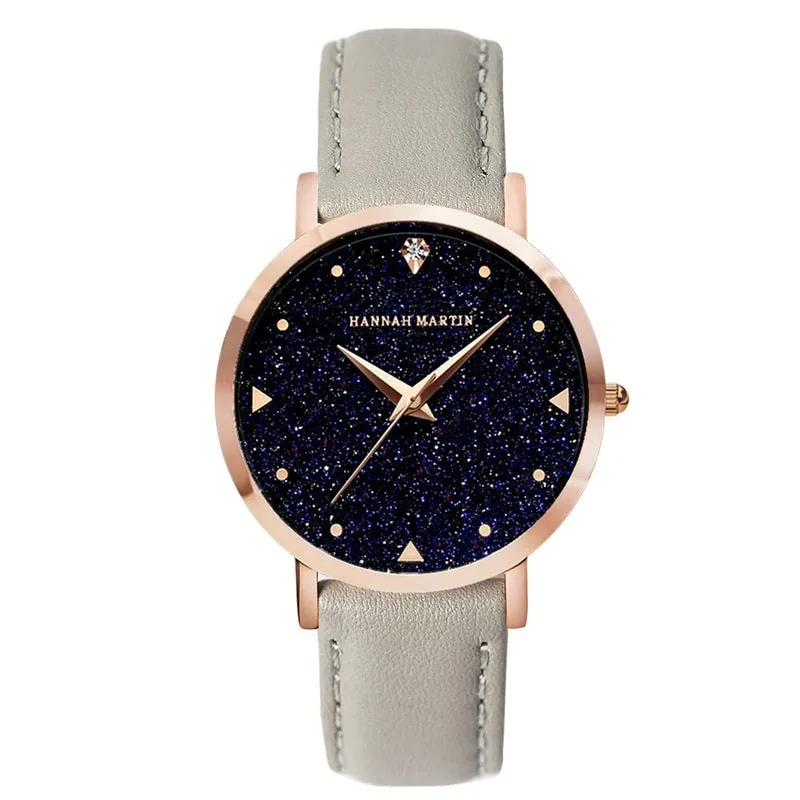 Starry Sky Dial Waterproof Women's Watch