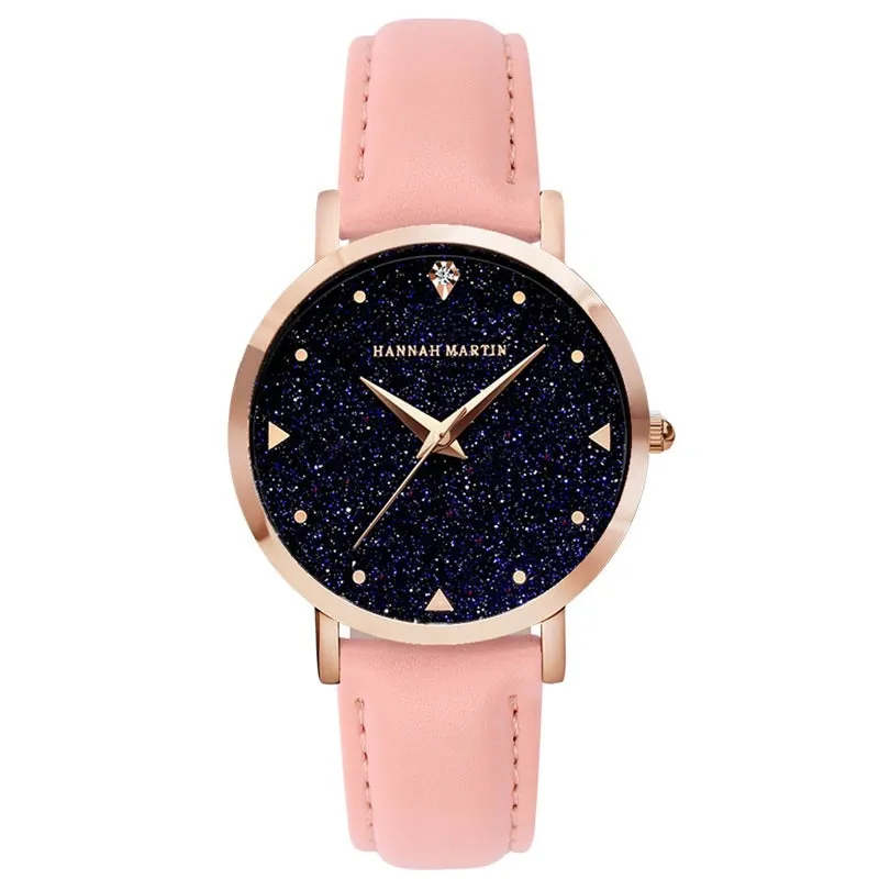 Starry Sky Dial Waterproof Women's Watch