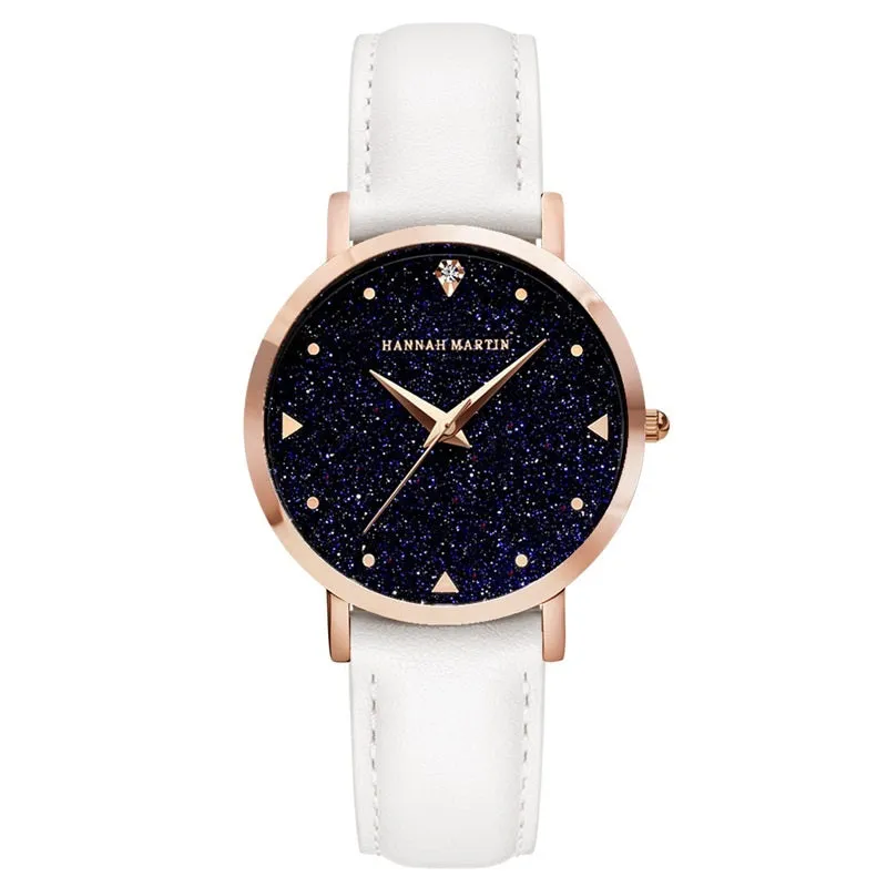 Starry Sky Dial Waterproof Women's Watch