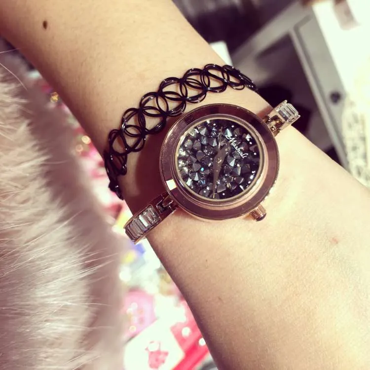 Starry Sky Thin Strap Bracelet Watch