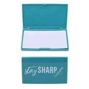 Stay Sharp Magnetic Needle Case - Navy