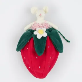 Strawberry Mouse Mini Doll