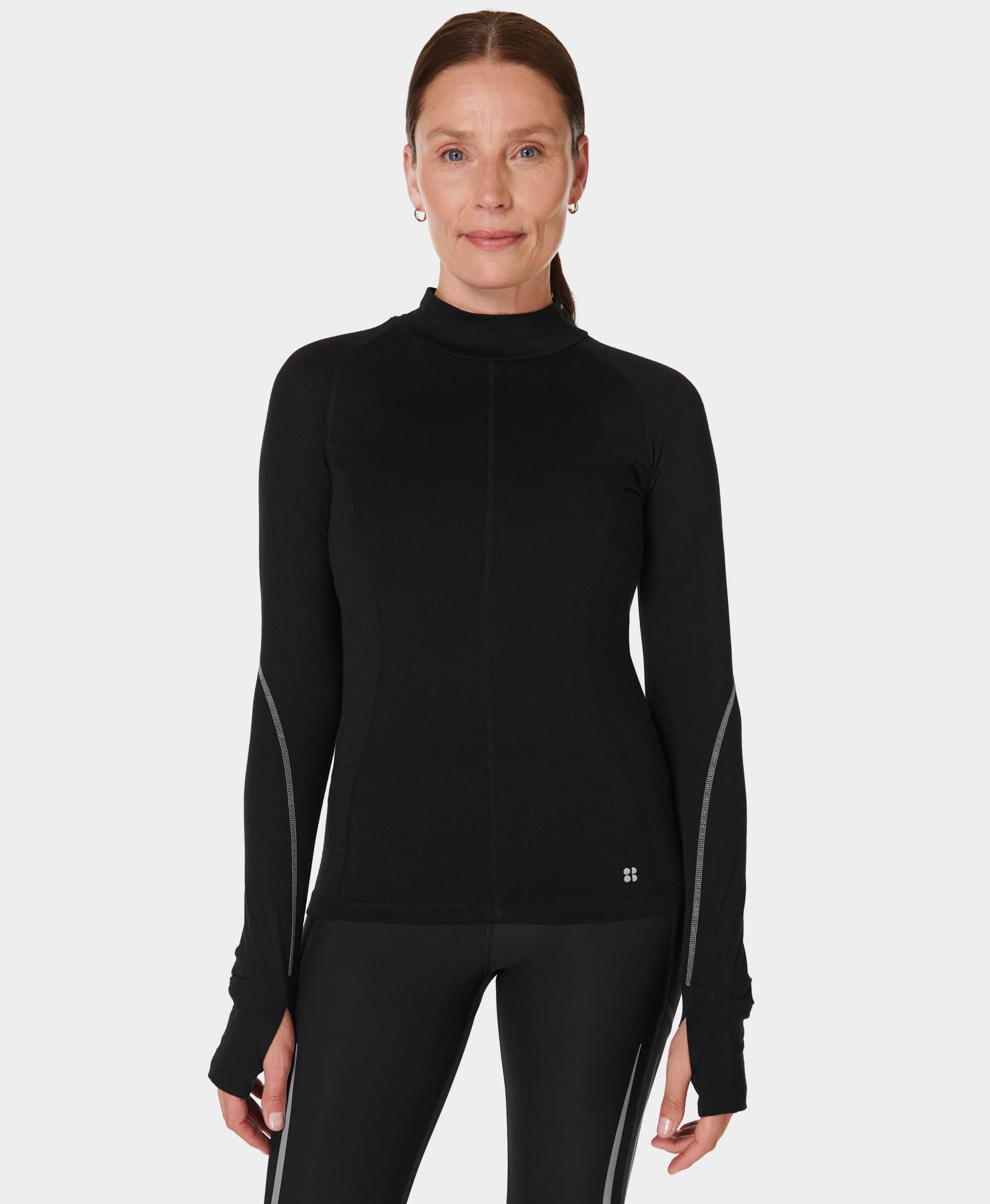 Streamline Merino Long Sleeve Sb9873 Black