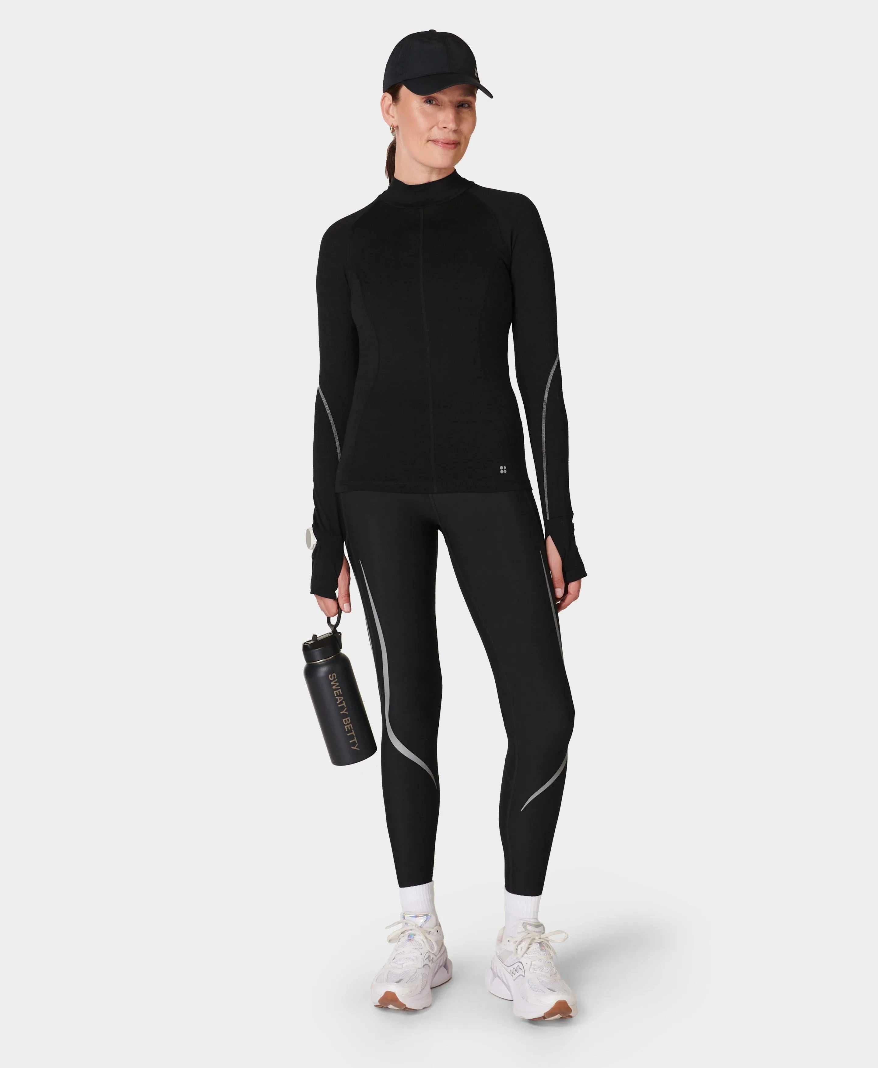 Streamline Merino Long Sleeve Sb9873 Black