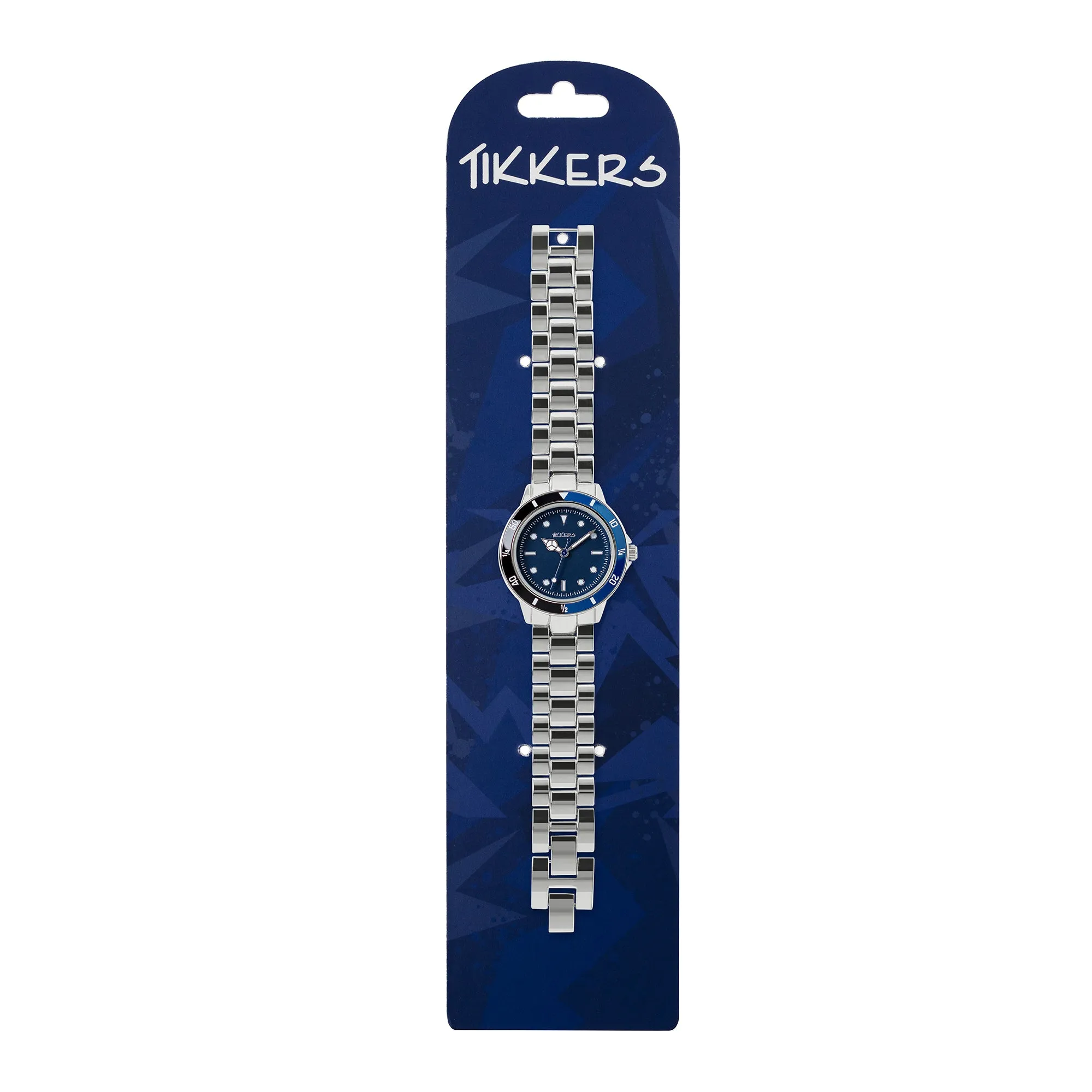 Tikkers  Black and Blue Mesh Watch ATK1052