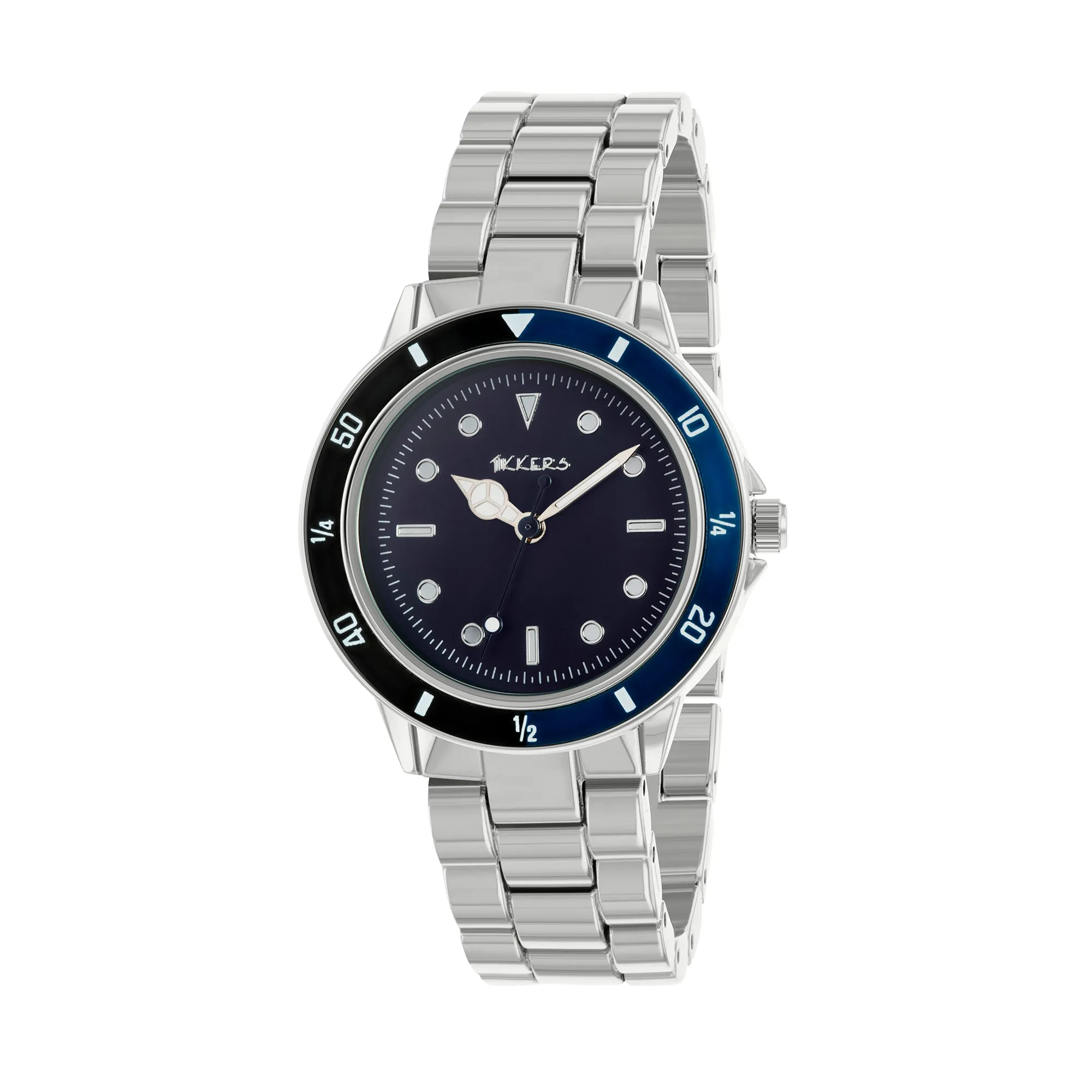 Tikkers  Black and Blue Mesh Watch ATK1052