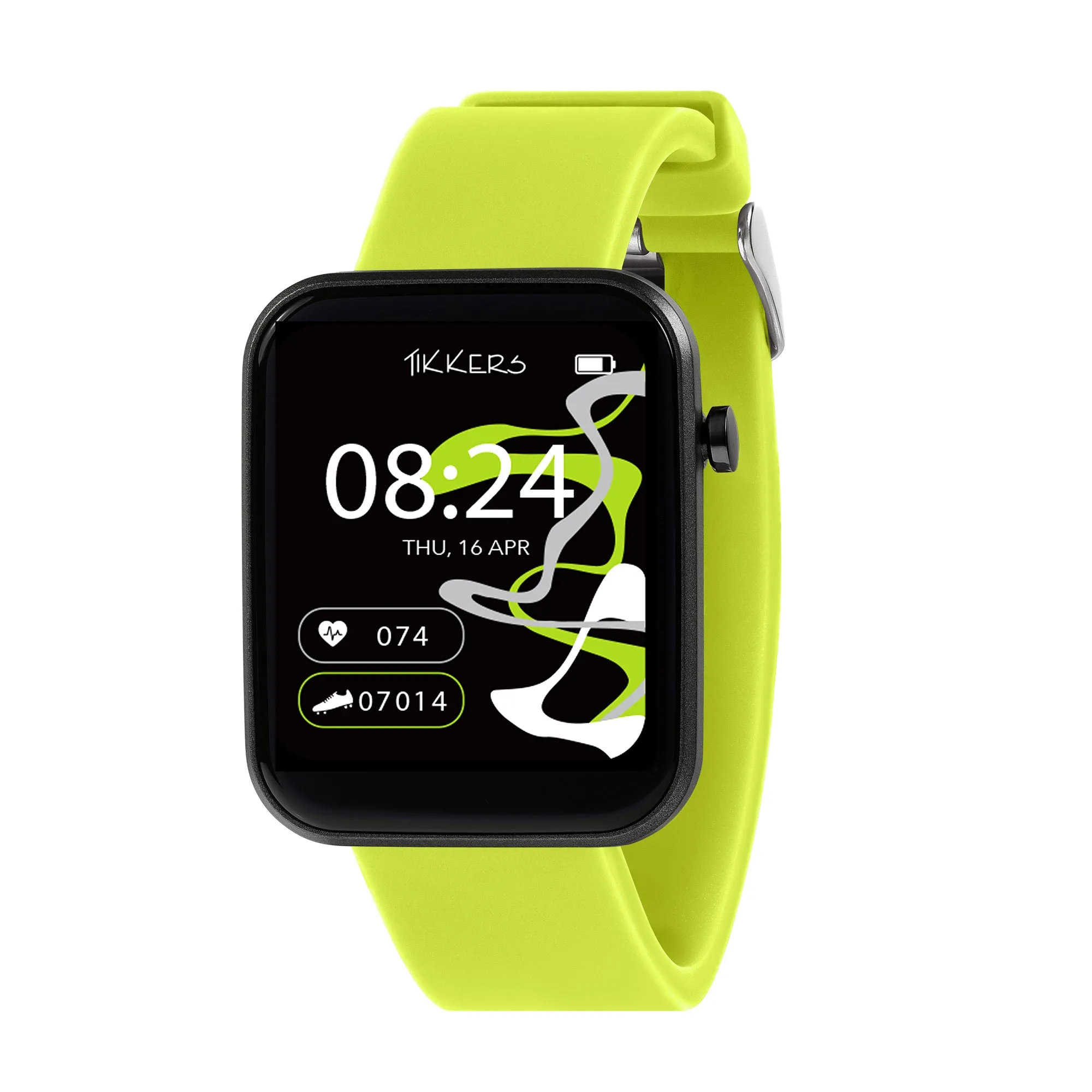 Tikkers Series 13 Green Silicone Strap Smart Watch