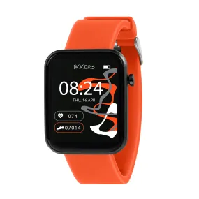 Tikkers Series 13 Orange Silicone Strap Smart Watch