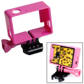 TMC High Quality Tripod Cradle Frame Mount Housing for GoPro HERO4 /3  /3, HR191(Magenta)