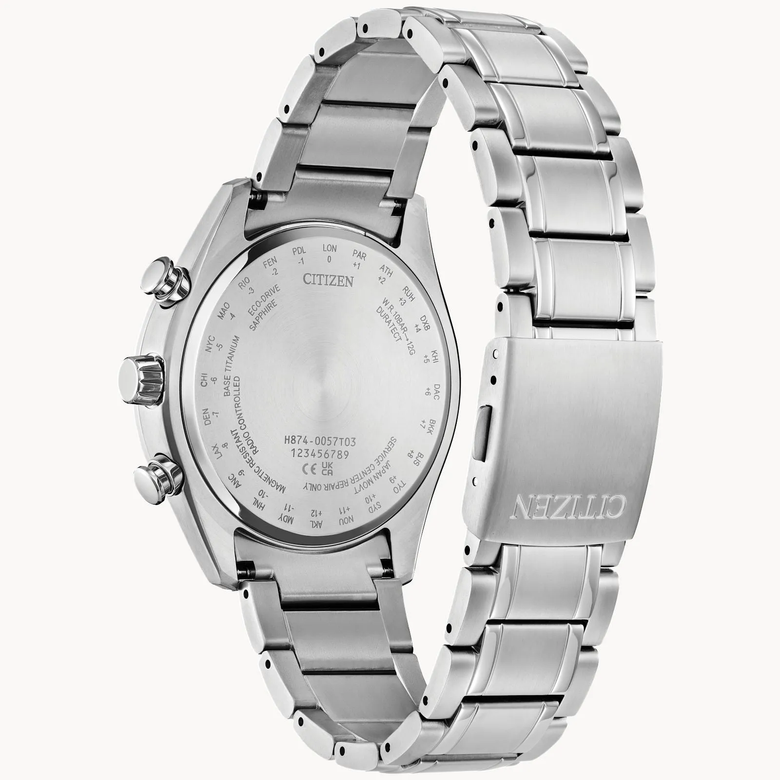 Tsuki-yomi A-T Gray Dial Super Citizen Watch BY1010-57H