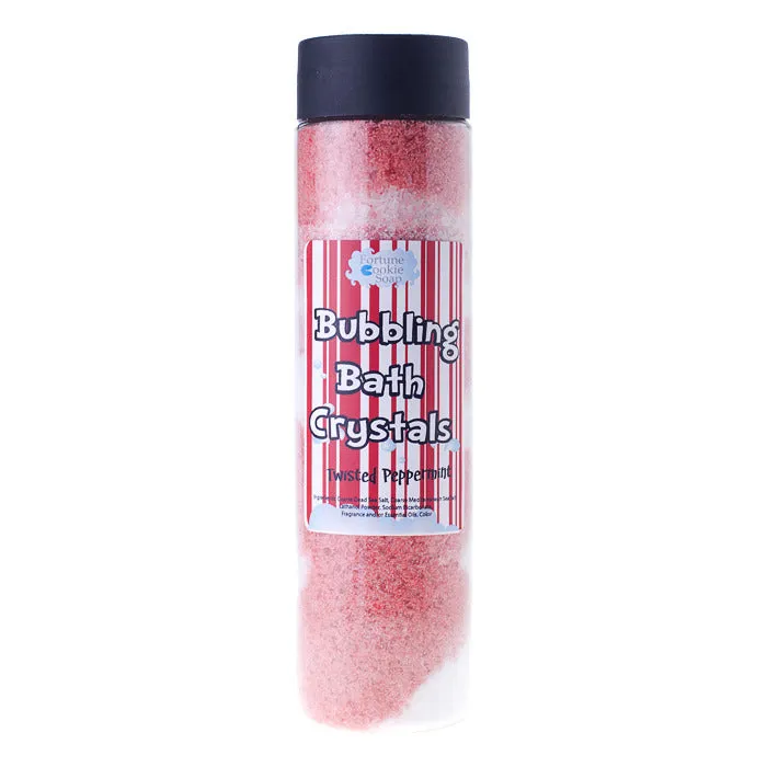 Twisted Peppermint Bubbling Bath Crystals10 oz.