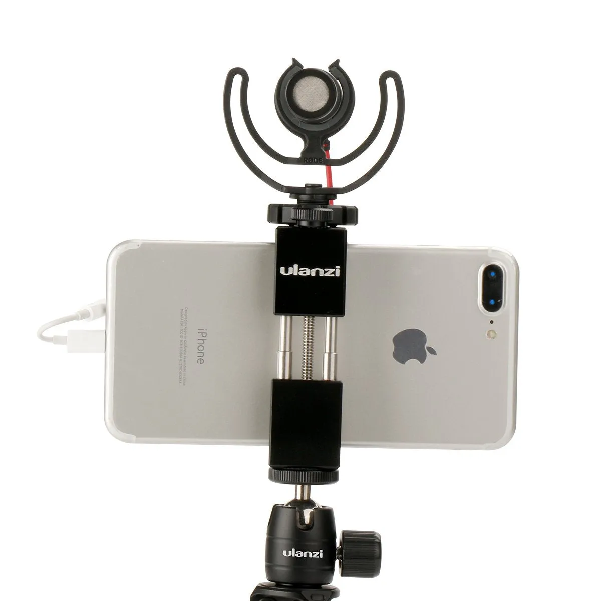 Ulanzi ST-02 Smartphone Video Rig Tripod Mount Adapter with Cold Shoe Mount for Vlogging, Youtube, Tiktok