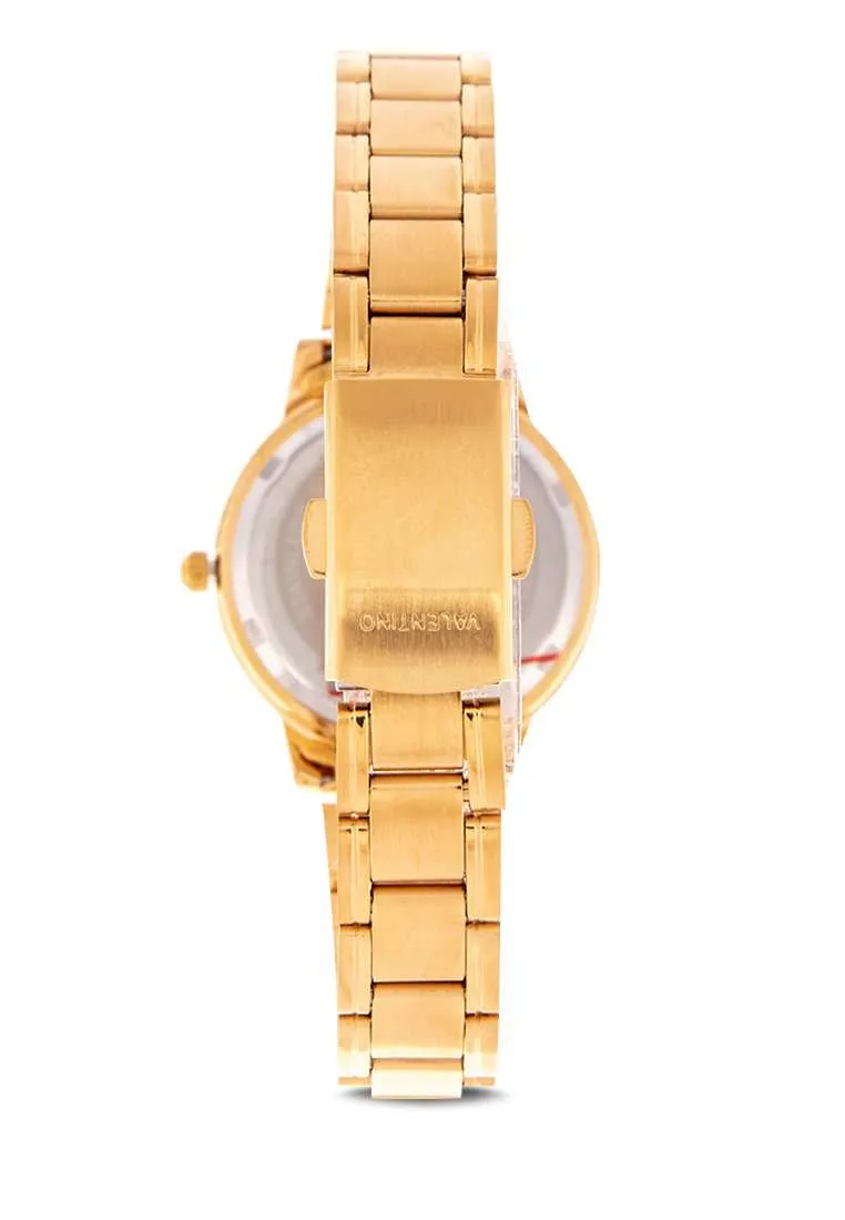 Valentino 20122199-GOLD DIAL Gold Stainless Steel Watch for Women