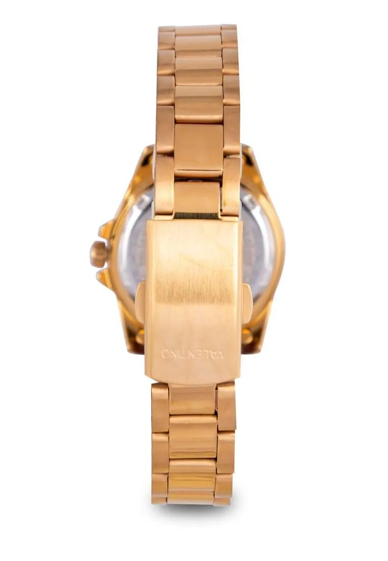 Valentino 20122289-GOLD DIAL Gold Stainless Steel Watch for Women