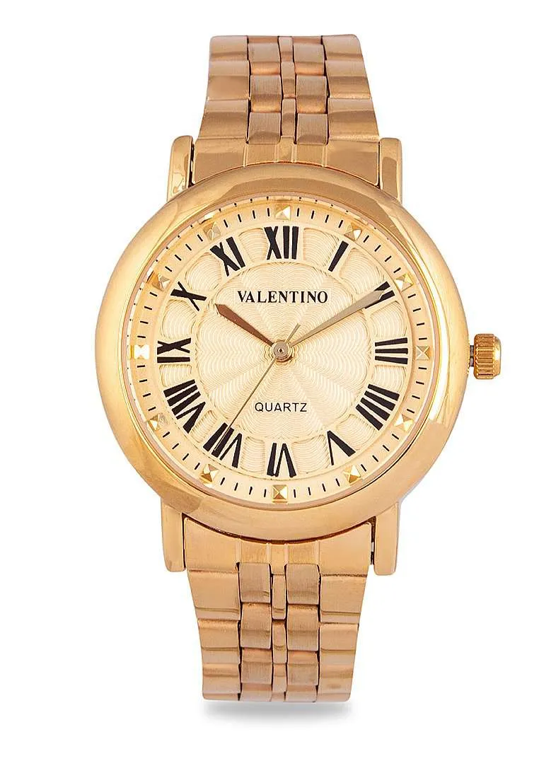 Valentino 20122325-GOLD DIAL Gold Stainless Watch for Women